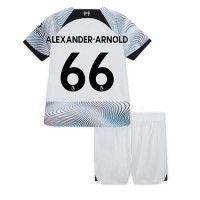 Liverpool Alexander-Arnold #66 Fußballbekleidung Auswärtstrikot Kinder 2022-23 Kurzarm (+ kurze hosen)